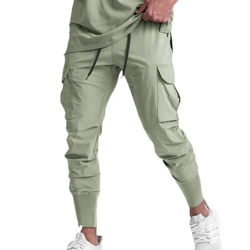 Jacob - ademende dunne joggingbroek - Lichtgroen-2XL -  Neomoda