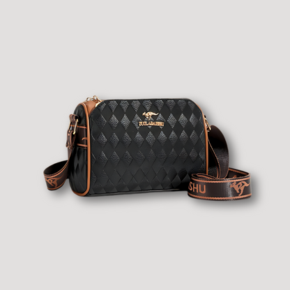 Gewatteerd Ruitpatroon Crossbody Bag