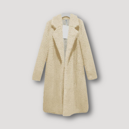 Klassiek Gezellig Zacht Getailleerd Lang Coat voor Vrouwen