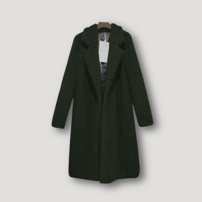 Klassiek Gezellig Zacht Getailleerd Lang Coat voor Vrouwen