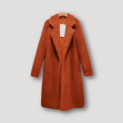 Klassiek Gezellig Zacht Getailleerd Lang Coat voor Vrouwen