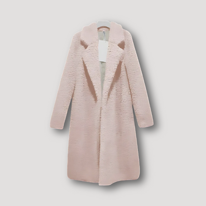 Klassiek Gezellig Zacht Getailleerd Lang Coat voor Vrouwen