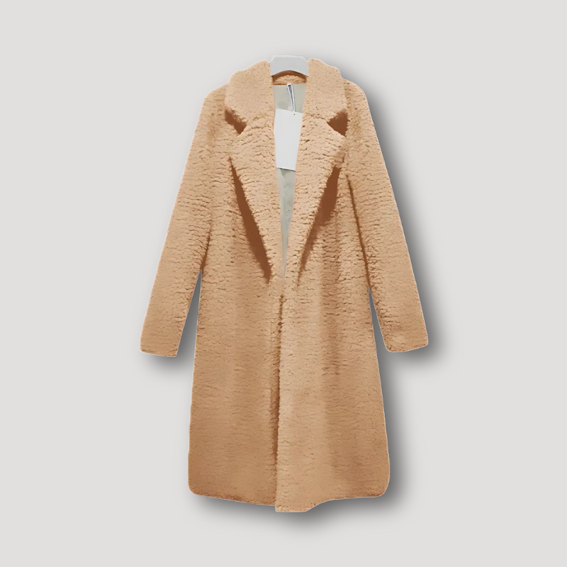 Klassiek Gezellig Zacht Getailleerd Lang Coat voor Vrouwen