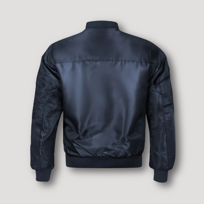 Klassiek Geïsoleerd Militair Full Zip Bomber Jas