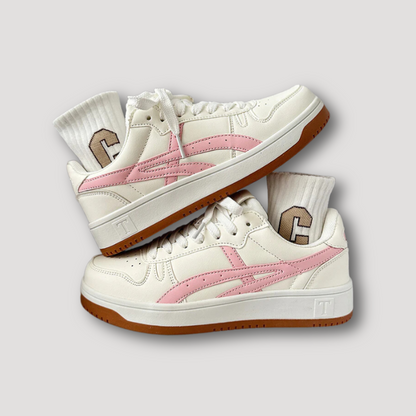 Low Top Retro Klassieke Lijnen Sneakers