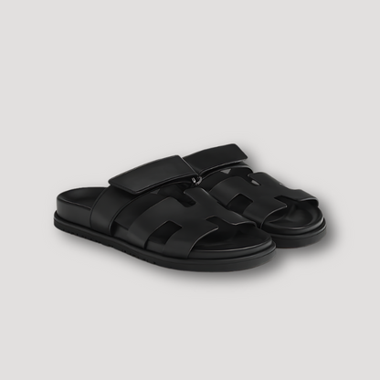 Minimalistisch Angular Geometrisch Cutout Slip-on Sandalen