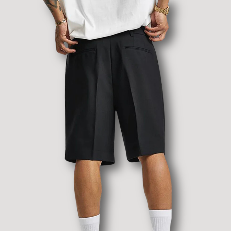 Zomerse Casual Pleated Bermuda Shorts