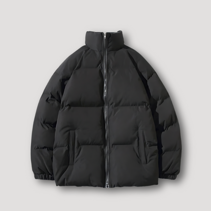 Zip Up Opstaan Kraag Quilted Puffer Padded Jacket