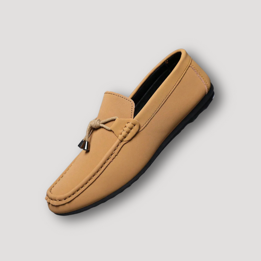 Klassieke Knoop Leer Penny Loafers